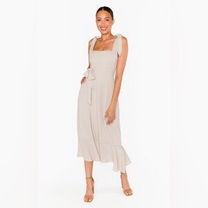 Show Me Your MuMu Claire Midi Show Me the Ring Crisp Taupe